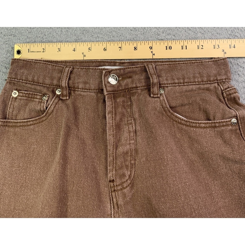 Adika Jeans Womens Size Small High Rise Wide Leg Baggy Factory Distressed Jeans - Picture 2 of 11